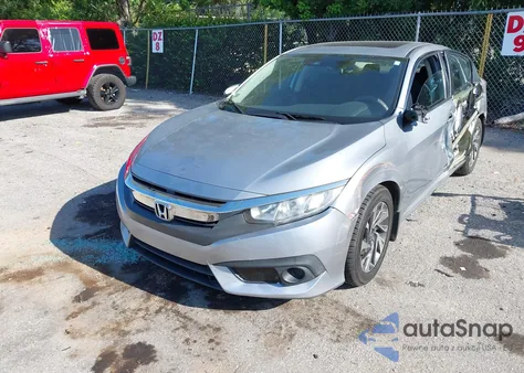 2016 Honda Civic Ex z USA, uszkodzony, nr VIN 2HGFC2F81GH502596